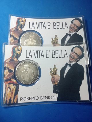 2 Coincard Roberto Benigni La Vita è Bella