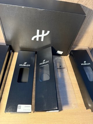 Lote 5 Cajas Originales Hublot Negras