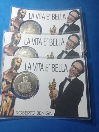 3 Coincard Roberto Benigni La Vita è Bella