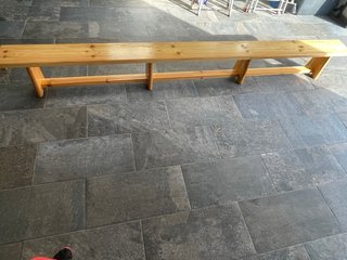Banco sueco madera 3 metros