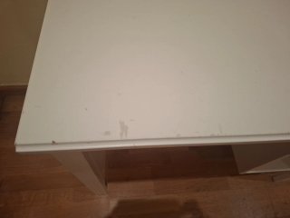 Escritorio infantil blanco y silla de regalo