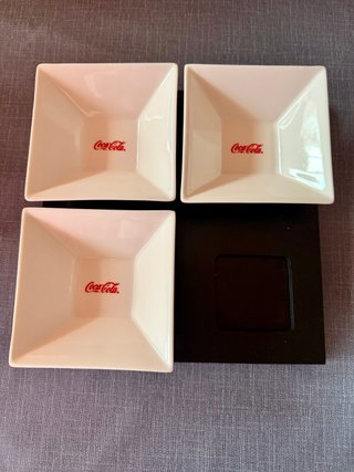 Set 4 Cuencos Coca-Cola Cerámica