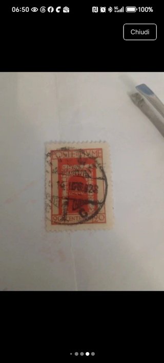 Francobollo Fiume 1928