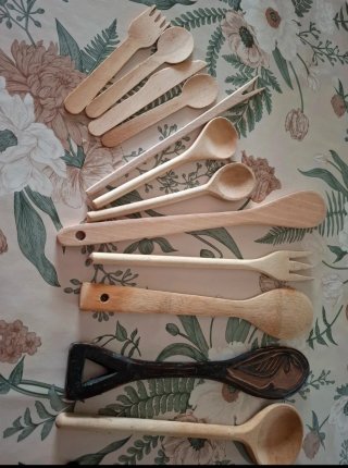 Set Cucchiai e Utensili Legno