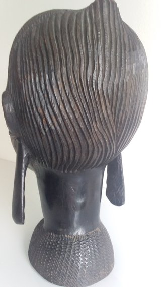 ESCULTURA / BUSTO tallada en MADERA - AÑOS 50/60