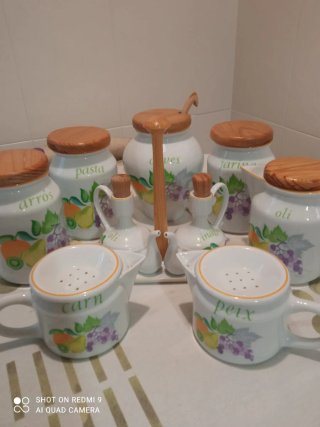 Juego de 4 tarros de cocina