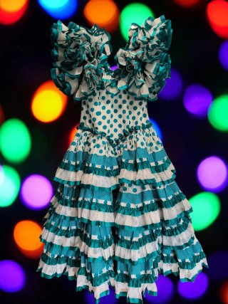 Vestido Flamenca Talla L (40/42)