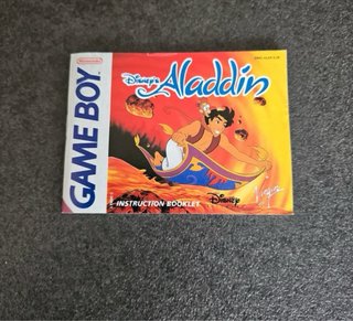 Disney's Aladdin Game Boy + Instruction Booklet
