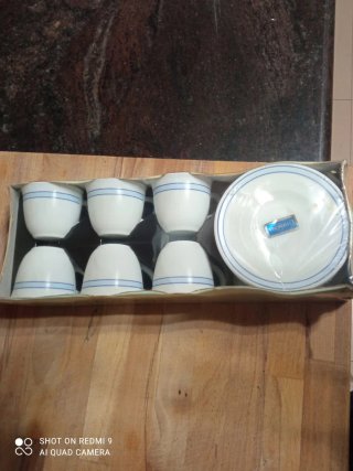 6 Tazas y Platos de Café Harmonia