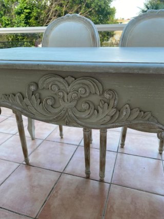 Mesa y 4 Sillas Comedor Exterior