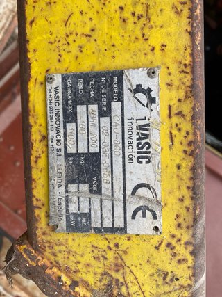 Se vende Escombrera de enganche rápido
