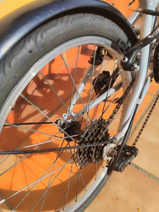 Bicicleta plegable Btwin 6V