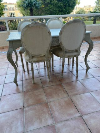 Sillas de comedor estilo Luis XV