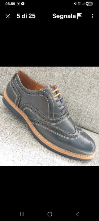 Scarpe eleganti uomo classiche blu 40 a 45