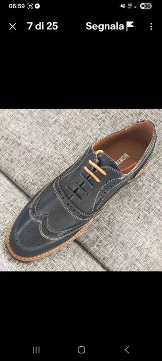 Scarpe eleganti uomo classiche blu 40 a 45
