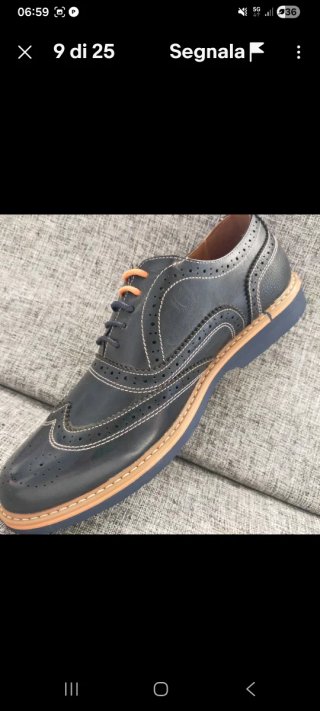 Scarpe eleganti uomo classiche blu 40 a 45