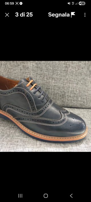 Scarpe eleganti uomo classiche blu 40 a 45