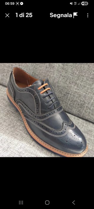 Scarpe eleganti uomo classiche blu 40 a 45
