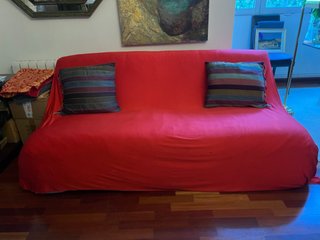 Sofá Cama Roche Bobois Rojo