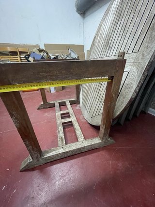 Mesa de madera teca exterior