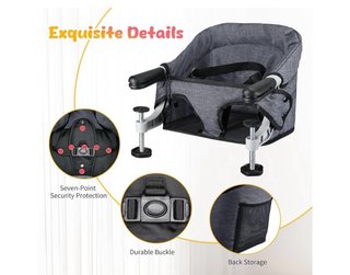 Chollo! Silla de Mesa Portátil para Bebé