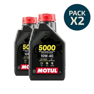 2x Motul 5000 10W40 4T 1L