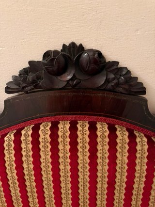 Conjunto Sofá y 5 Sillas estilo Isabelino