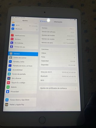 iPad Mini 4 Blanco