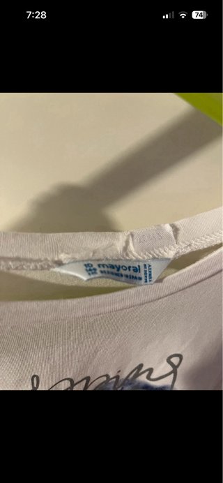 Camiseta niña talla 10