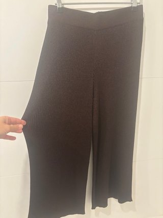Conjunto Massimo Dutti canalé marrón