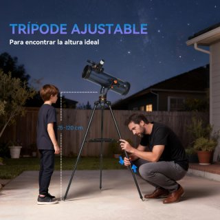 Telescopio con trípode