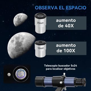 Telescopio con trípode