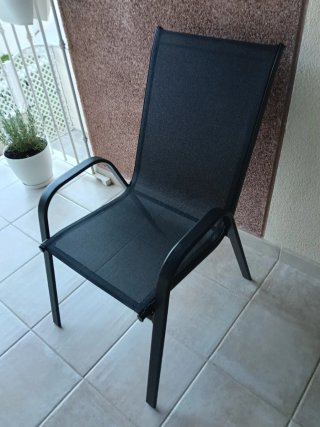 4 sillones  negros