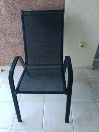 4 sillones  negros