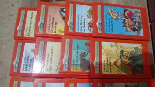 Lote de 12 libros El barco de vapor