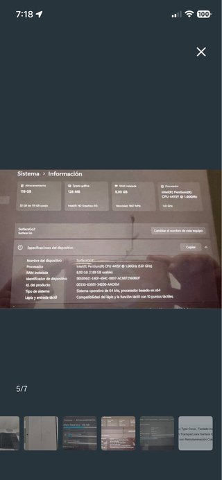 Microsoft Surface Go 2 Nero