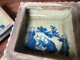 Caja de porcelana china doseño Ge-Ware