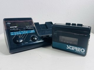 Brigmton AM/FM Clock Radio Removable Walkman Casse