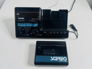 Brigmton AM/FM Clock Radio Removable Walkman Casse