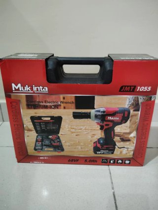 Pistola de Impacto Mukinta 68V con 2 baterías incl
