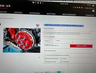 Ducati 848 SBK Roja y Blanca