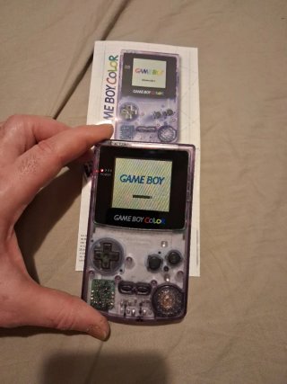 Nintendo Game Boy Color Morado Transparente