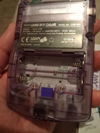 Nintendo Game Boy Color Morado Transparente