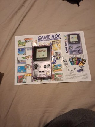 Nintendo Game Boy Color Morado Transparente