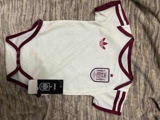 Body Bebé Adidas España Blanco/Rojo
