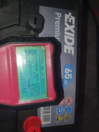 Batería Exide Premium 65Ah 580A