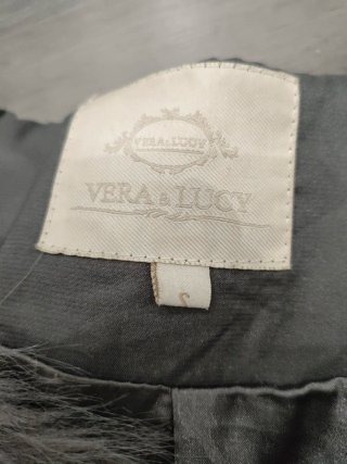 Abrigo chaquetón pelo gris