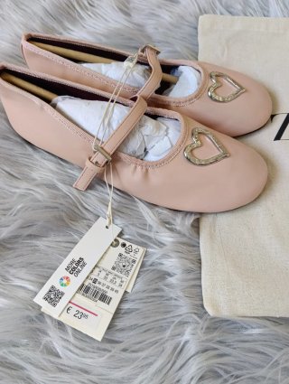 Bailarinas Zara Corazón Talla 35