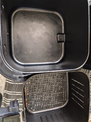 Freidora de aire Ambiano negra