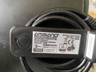 Freidora de aire Ambiano negra